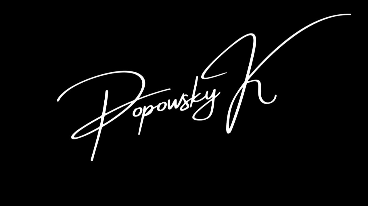 Popovski signature logo